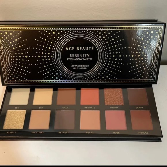 NEW Ace Beauté Serenity Eyeshadow Palette - Picture 1 of 4